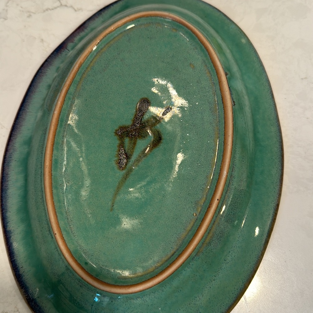 Handmade oval platter - Picture 6 of 6
